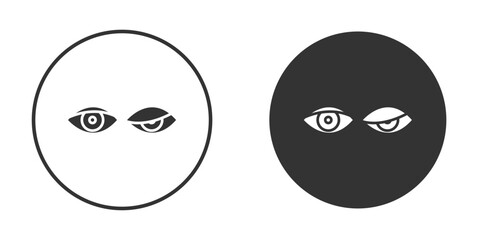 Obraz premium Myasthenia gravis icon design flat silhouette style