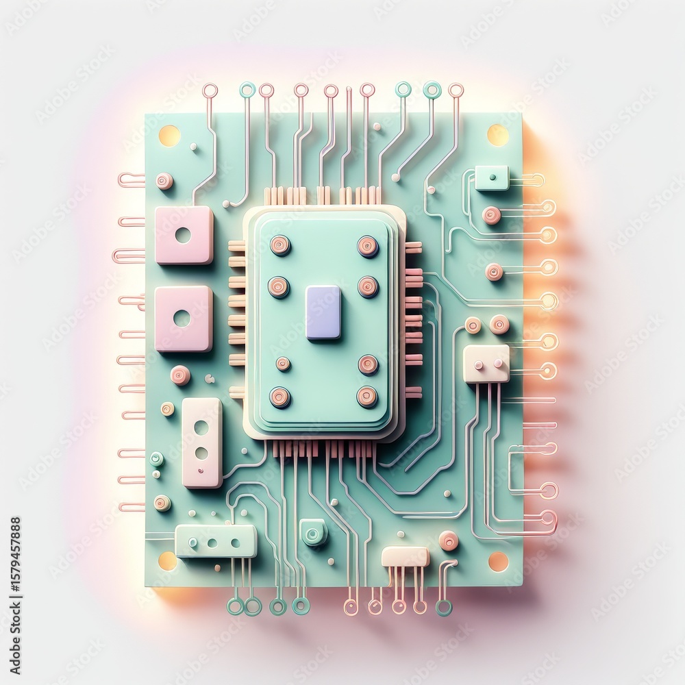 Aufkleber circuit board computer motherboard