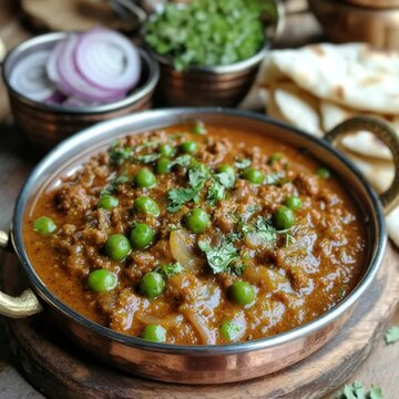 keema matar indian food video