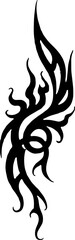 Obraz premium Dragon Tribal Tattoo Set – Mythical Beast & Abstract Ink Art