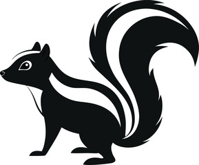 black and white squirrel