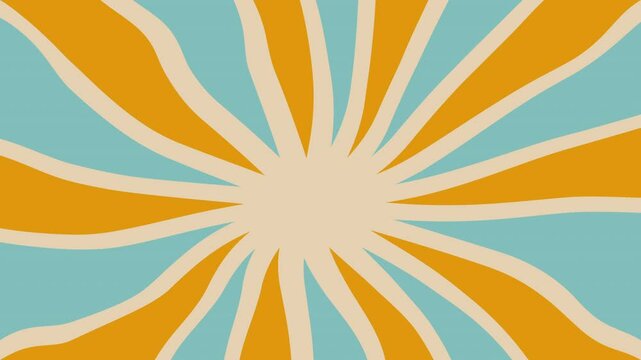 Retro, multicolor wavy. Computer generated 3d render
