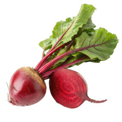 Beetroot PNG Isolated on Transparent Background with Clipping Path