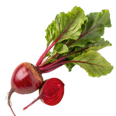 Beetroot PNG Isolated on Transparent Background with Clipping Path