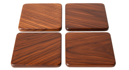Premium wood coasters set for drinks protection stylish wooden coasters for home bar and office decor