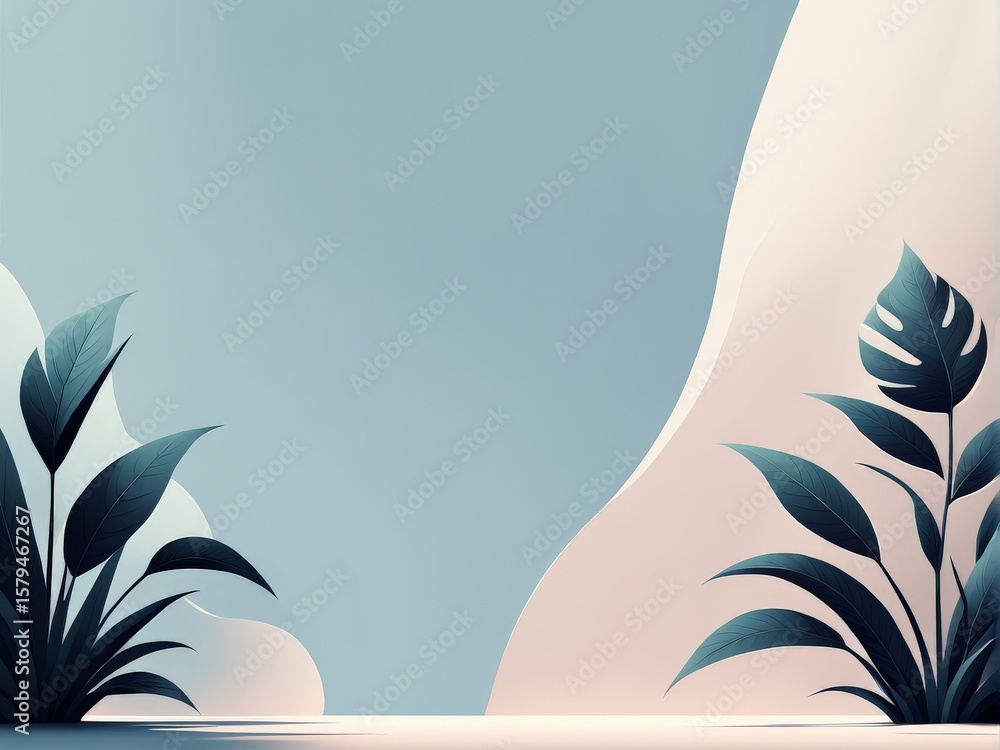 Poster 3d image of abstract background