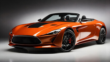 orange sports car