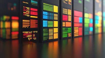 Data Center: Server Room Displays