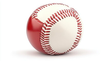 Red and White Baseball