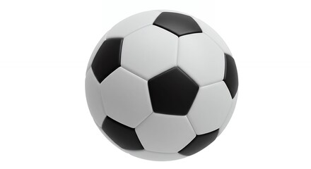 Obraz premium Soccer ball isolated on white background