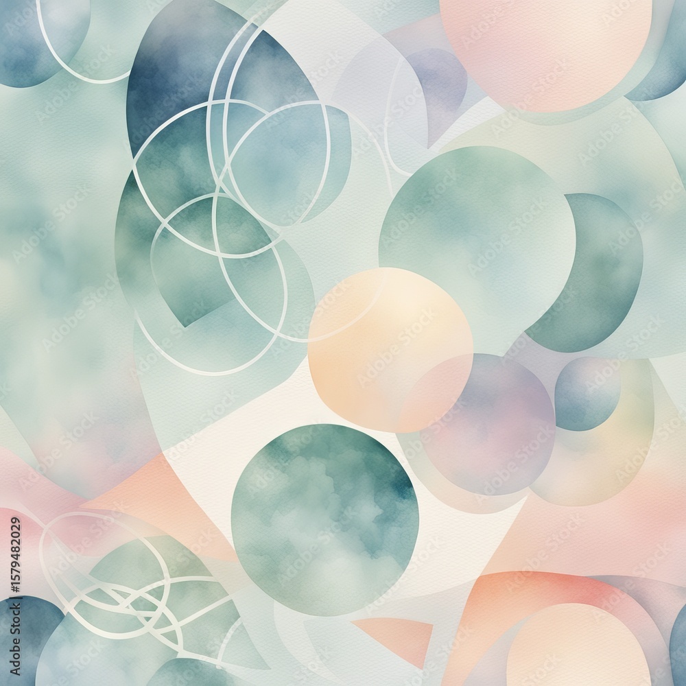 Poster abstract background with geometric pattern