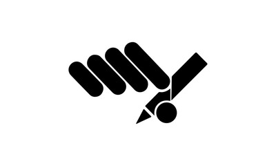 Creative 3D symbol made of black spheres in modern digital design