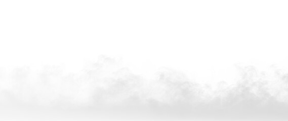Fototapeta premium Soft white smoke against a stark transparent background creates an abstract and dramatic effect, ideal for artistic designs and overlays.