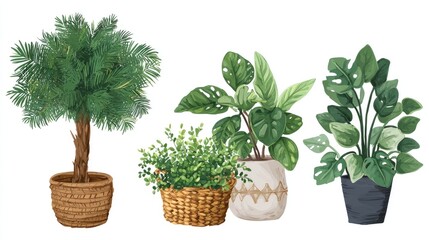tree in pot