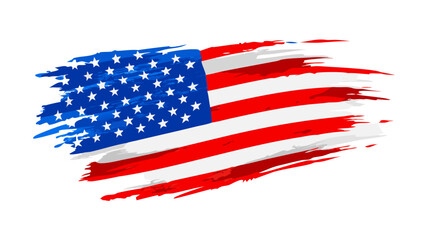 American flag vector graphic patriotic design usa independence day celebration