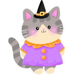 Cute ghost cat png