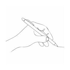 hand with pencil