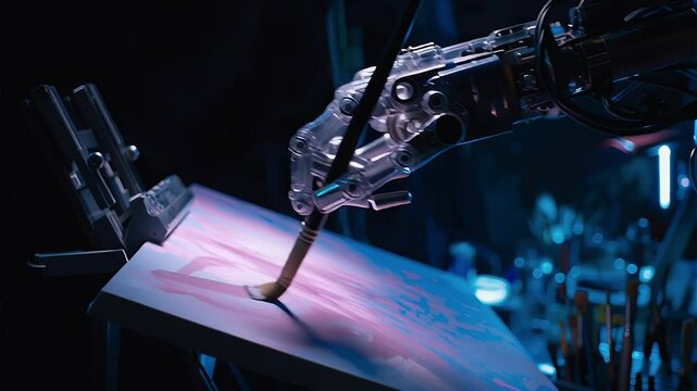 サイバー空間でのロボットによる絵画｜English: Painting by Robot in Cyber Space