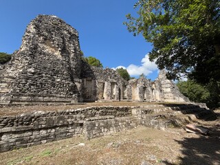 Naklejka premium Chicanna Archaeological Site, Calakmul Region, Mexico