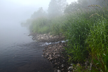 Weser, Oberweser, Morgenstimmung