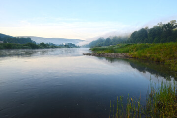 Weser, Oberweser, Morgenstimmung