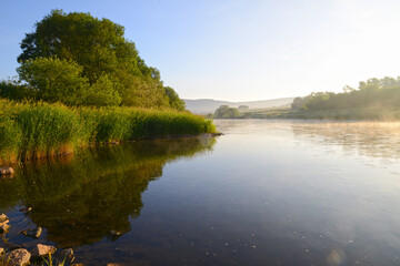 Weser, Oberweser, Morgenstimmung
