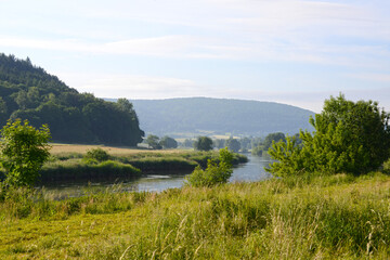 Weser, Oberweser, Morgenstimmung