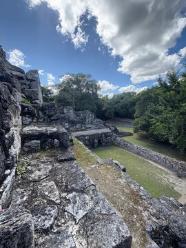 Becan Mayan Archaeological Site in Mexico