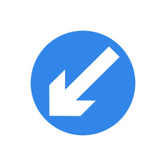  Keep Left Traffic Sign