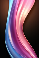 Naklejka premium Abstract Swirl of Blue and Pink Shades, Radiant Light Forms a Unique Decorative Element Design