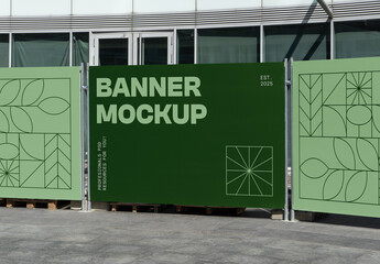 Construction Fence Mockup