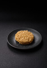 Instant noodles or ramen, Asian food, pasta with vegetables. Noodles, takeaway food
