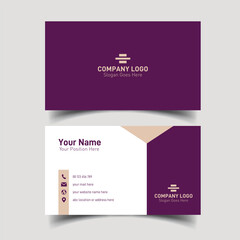 Motivational Speaker Visiting Card. Modern & Minimalist Business Card Template
