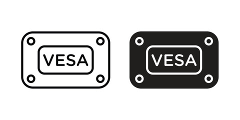 Vesa icon Logo Design Vector Template Illustration
