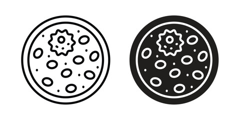 Leukemia icon Logo Design Vector Template Illustration