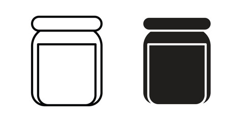 Jar icon Logo Design Vector Template Illustration