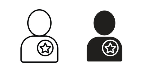 Good human icon Logo Design Vector Template Illustration