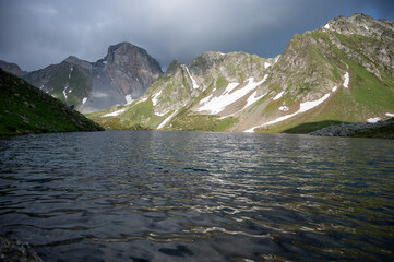 lake before rain