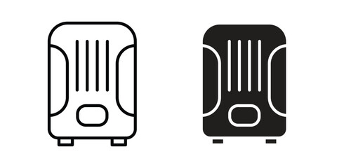 Air purifier icon Logo Design Vector Template Illustration