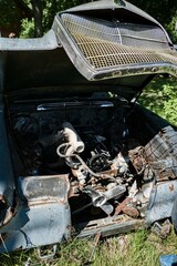bastbas fanous cemetery of cars in sweden