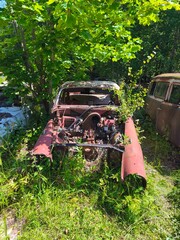 bastbas fanous cemetery of cars in sweden