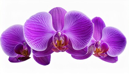 purple phalaenopsis orchid flower isolated on a white background clipping path no shadows orchid flower isolate on a white background
