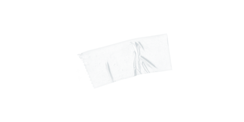 A distorted white shape against a black background with a pixelated appearance in the center view