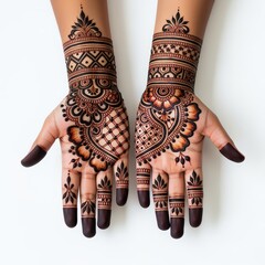 Elegant Mehndi Henna Design for Brides