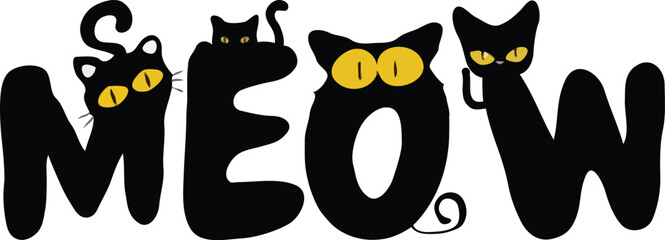 meow word art, cat meow text, meow typography, cute meow design, meow font art, meow lettering, meow calligraphy, cartoon meow, meow graphic, meow doodle, funny meow text, meow poster, meow text illus