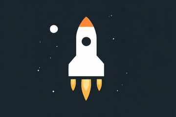 rocket in space