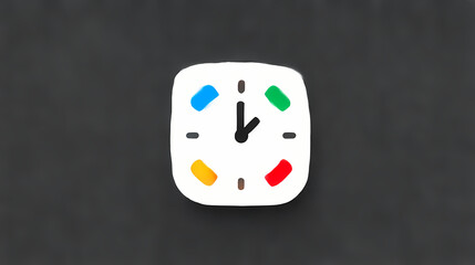 Sports Timer Icon Graphic Design Stopwatch Illustration Competition Time Symbol Athletic Event Countdown Isolated Digital Timer Visual Sport Clock Element
