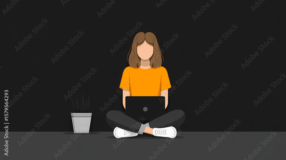 Fototapete modern web design illustrations website user experience graphics engaging visuals for web interfaces