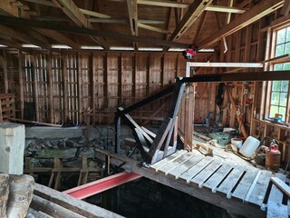 Froa gruva old copper mine in sweden