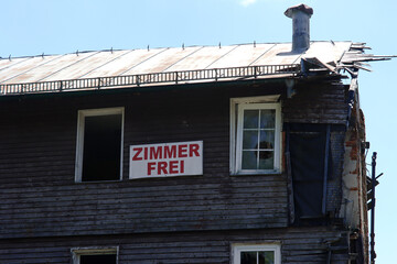 Hier ist ein Zimmer frei